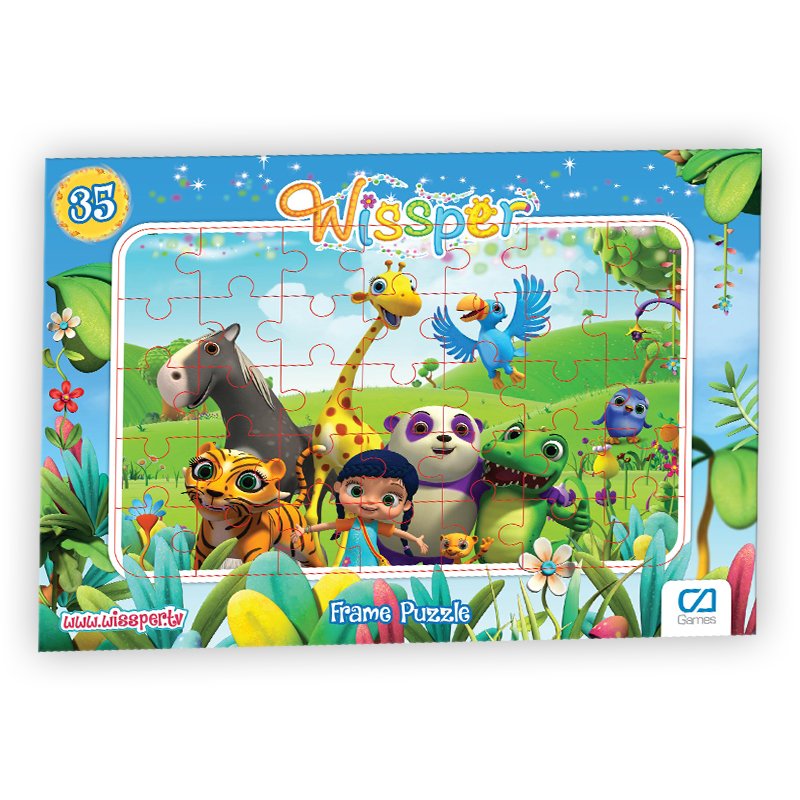 Wissper%20Frame%20Puzzle/Yapboz%2035%20Parça%20Mavi%20Tema