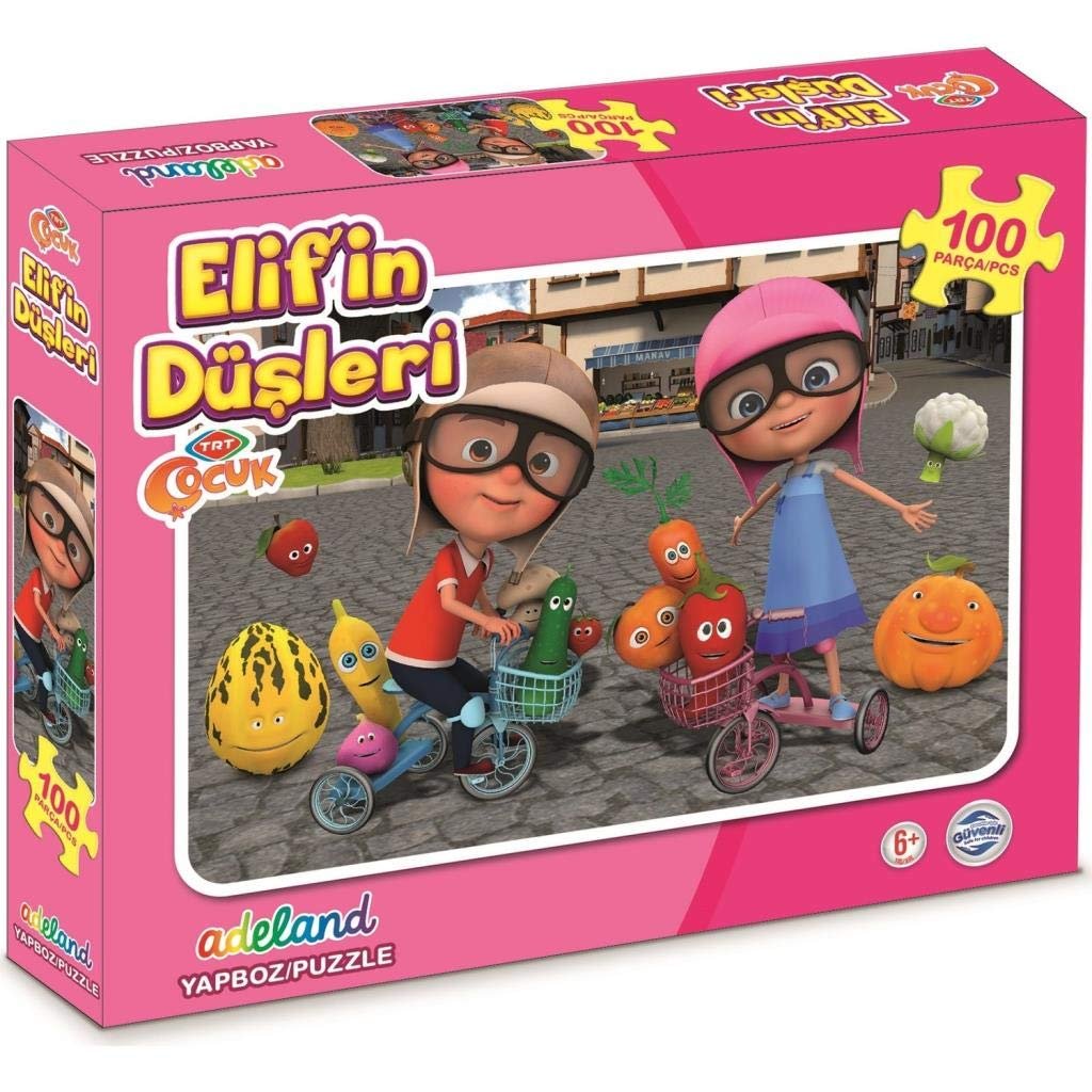 TRT%20Çocuk%20Elif’in%20Düşleri%20100%20Parça%20Kutulu%20Puzzle/Yapboz