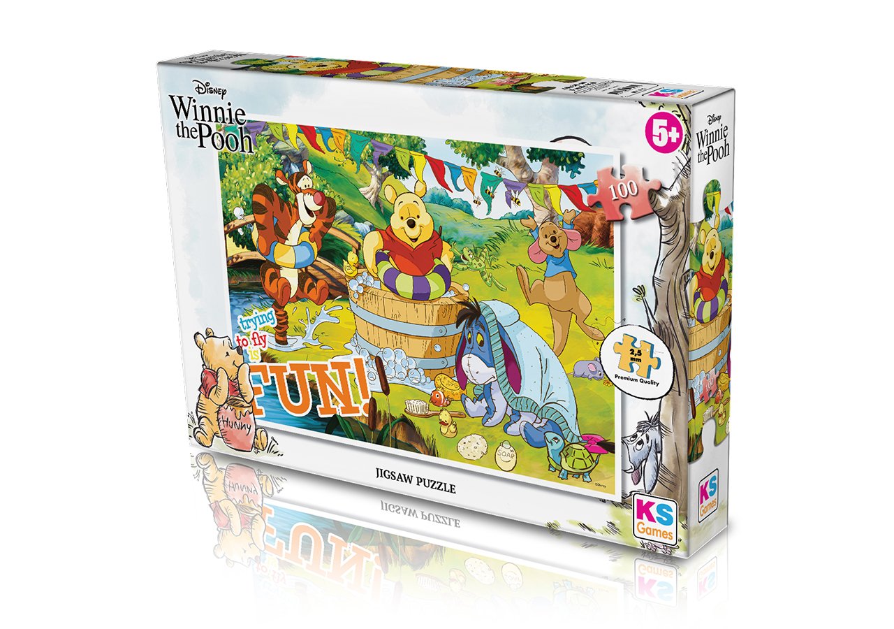 Winnie%20The%20Pooh%20Lisanslı%20Kutulu%20Puzzle/Yapboz%20100%20Parça